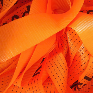 Provina Manufacturer Wholesale Stock Woven Eco-friendly 100% Polyester/Polypropylene <b>Webbing</b> Custom Logo for Bags Garments Made - Product Image 1