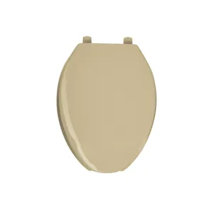 Master con 8 unità allungata sedile del water con coperchio, aperto, beige, FOSET - Product Image 1