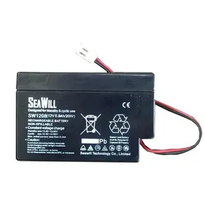 12v 0.8ah verzegelde loodzuur batterij