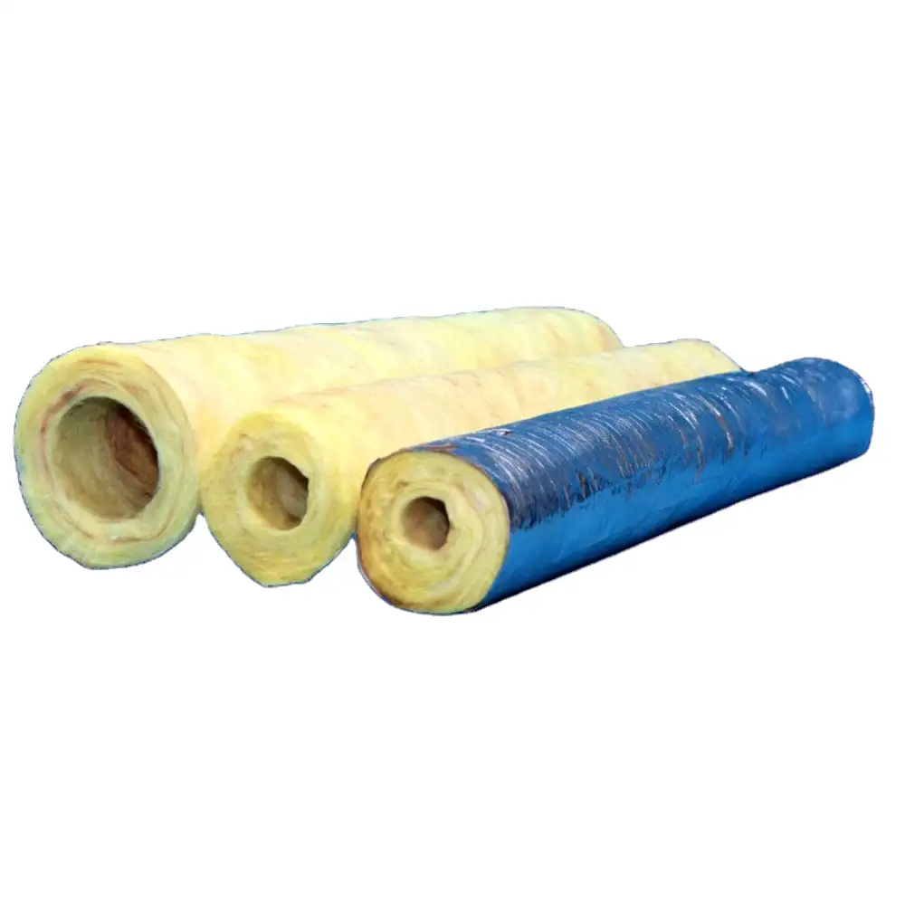 fireproof foiled rock wool rock wool pipe insulation flame retardant grade level a1
