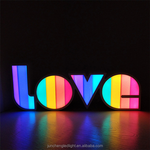New love Sign 3d LED <strong>Night</strong> <strong>Light</strong> USB Cable Indoor Room Decorative Anniversary Lamp Children Kids <strong>Baby</strong> - Product Image 2