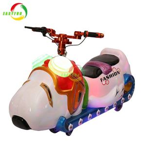 Indoor Children's Electric Car Battery-powered Bumper Panda Ride-On for Kids Fiberglass and Metal Material for Adults - Product Image 3