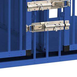 फोल्डिंग कुत्ते पिंजरे 4 पहियों आउटडोर चल पालतू जानवर तह कुत्ते पिंजरे एल्यूमीनियम पोर्टेबल निर्माता अनुकूलन तह ट्रॉली - Product Image 4