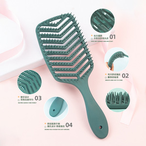 Three Piece Hair Care Set Scalp Massage <b>Brush</b> Comb For <b>Smooth</b> Hair Treatment - Product Image 3