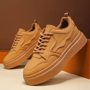 Chaussures de marche décontractées polyvalentes pour hommes, version coréenne, avec doublure en maille, toutes saisons, isolantes et tendance - Product Image 3