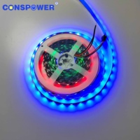 Bande magique professionnelle RGB LED colorée, adressable, 60LED/M, Programmable 16703, rgbc 5050, 12V