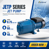 Pompa Air Jet Sentrifugal Otomatis 1hp Grosir, Pompa Permukaan Jet, Pompa Booster Self Priming