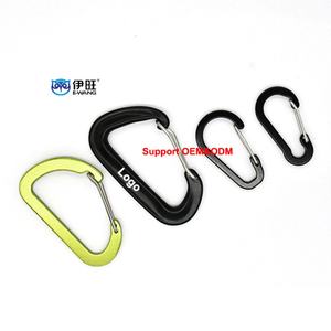 Mosquetón de Aluminio con Resorte y Logotipo Personalizado de Fábrica Ewang, Gancho para Colgar Hamacas - Product Image 1