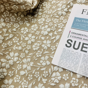 Tissu jacquard 100% polyester de haute qualité, relief tridimensionnel, dentelle en mousse florale, matériau textile de qualité supérieure et bon marché - Product Image 5