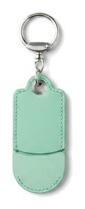 Llavero con Soporte para Teléfono, Diseño Oriental de Varita de la Fortuna, en Cuero Verde, con Logotipo Personalizado, Regalo Corporativo - Product Image 2