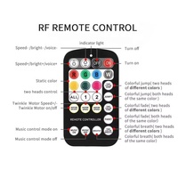 Kit de plafonnier à fibres optiques scintillantes DC12v 20w pour voiture, éclairage de toit étoilé bicolore, contrôle musical par application