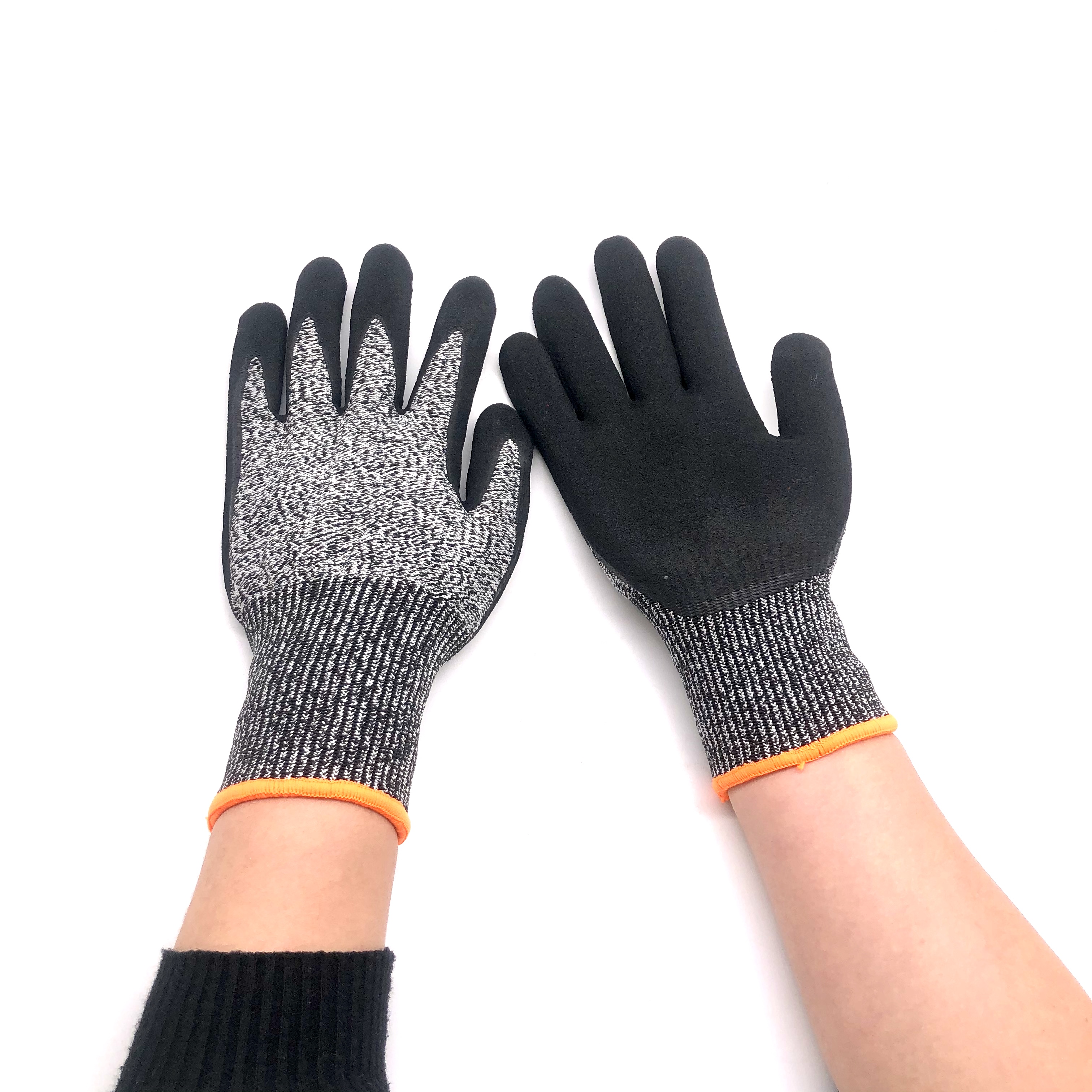 Защитные нитриловые перчатки уровень 5 устойчивые к порезам перчатки для подводной охоты