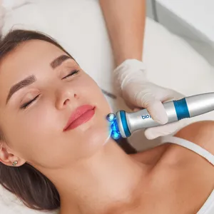 Appareil de radiofréquence pour usage domestique et utilisation en salon Portable Blue Light and Micro Current Beauty device bio pen t6