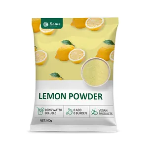 Suco de limão em pó ideal para smoothies, shakes, bebidas mistas, tortas de frutas e esmaltes