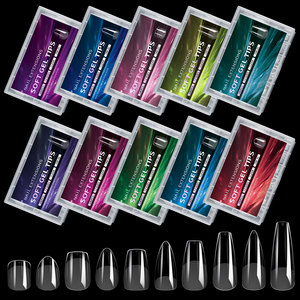 Misscheering 240 Uñas Postizas Nuevas para Decoración de Uñas, Semi Mate, Sin Marcas ni Pulido - Product Image 1