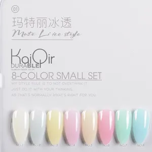 Long Lasting No Chips Gel Polish Cured Under LED UV Lamp Nail Art Starter Kit