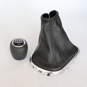 Car Gear <b>Shift</b> <b>Knob</b> Leather Manual Transmission Cover For Chevrolet Cruze - Product Image 1