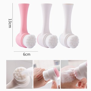 <span class=keywords><strong>Brosse</strong></span> <span class=keywords><strong>nettoyante</strong></span> manuelle pour le <span class=keywords><strong>visage</strong></span> rose, <span class=keywords><strong>brosse</strong></span> <span class=keywords><strong>nettoyante</strong></span> faciale en <span class=keywords><strong>silicone</strong></span> double face pour une exfoliation profonde des pores - Product Image 6