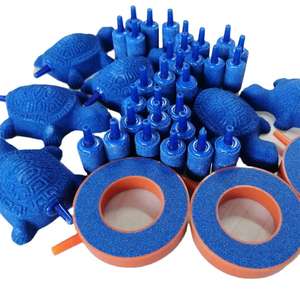 Goedkoop Blauw Klein Mini Aquarium Aquarium & Accessoires Beluchting Poreuze Luchtsteen Diffusers Rond - Product Image 1