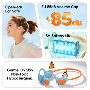 Nouveaux écouteurs à conduction aérienne pour enfants, casques à conduction osseuse, écouteurs ouverts <span class=keywords><strong>sans</strong></span> fil pour l'étude - Product Image 4