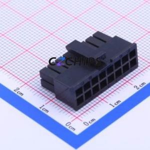 HX30002-16P Housing (Wire-to-Board / Wire-to-Wire) P=3mm Connector ( Jack Structure: 2x8P )( Pitch: 3mm )( Row Spacing: 3mm ) - Product Image 1