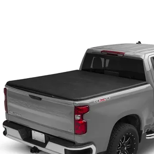 Factory Price Car Other Accessories Pickup Cover Soft Tri Fold Tonneau Cover for Hilux Revo Vigo Ranger