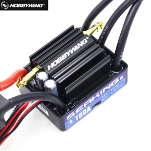 Hobbywing ตัวควบคุมความเร็วมอเตอร์แบบไร้แปรงถ่าน180A V3<span class=keywords><strong>ก</strong></span>ันน้ำสำหรับการแข่ง RC 6V/5A BEC - Product Image 1