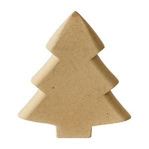 Ornement de Noël en bois en forme de triangle, style rustique lumineux, décoration suspendue pour le bureau ou l'artisanat de Noël - Product Image 3