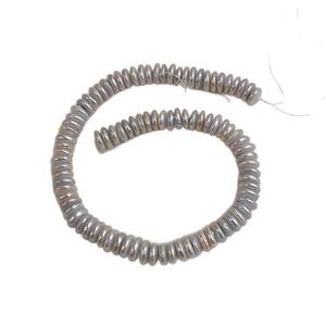 Perla de Agua Dulce Blanca de 12-13 mm, Accesorio para Collar DIY, Luz Intensa, Orificio Apilado, Botón Circular, Perla Suelta Semiterminada - Product Image 5