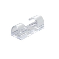 Organisateur de câbles mural transparent auto-adhésif à ventouse pour rangement de bureau, support de fils en plastique multi-usage