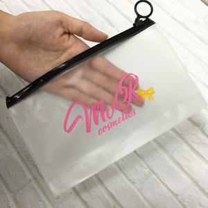 Tùy Chỉnh Thời Trang Rõ Ràng Trong Suốt Vinyl Nhựa Bao Bì <span class=keywords><strong>Pvc</strong></span> Mỹ Phẩm Túi <span class=keywords><strong>Zipper</strong></span> Du Lịch Rửa Túi Với Logo - Product Image 6