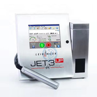 Machine de marquage industrielle CIJ à grande vitesse avec imprimante de date à jet d'encre JET2JET3 à petits caractères à configuration élevée