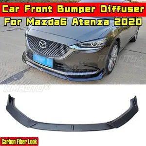 For Mazda Atenza 2020 Body Kit Atenza Civic Front Bumper Splitter <b>Diffuser</b> Spoiler Carbon Fiber Look Style Cover <b>Car</b> Accessories - Product Image 1