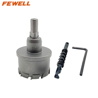 Ouvre-trou en carbure de tungstène de qualité supérieure 51 mm, scie cloche TCT pour acier inoxydable, métal, aluminium