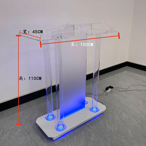 Diseños <span class=keywords><strong>de</strong></span> púlpito <span class=keywords><strong>de</strong></span> Iglesia, podio transparente acrílico, luces Led, Cruz <span class=keywords><strong>de</strong></span> púlpito <span class=keywords><strong>de</strong></span> Iglesia, fácil <span class=keywords><strong>de</strong></span> montar, <span class=keywords><strong>atril</strong></span> <span class=keywords><strong>de</strong></span> pie - Product Image 5
