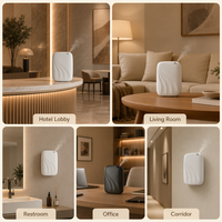 Diffuseur d'arômes sans eau 400 ml, machine à parfum avec contrôle par application, mural et de bureau, pour hall d'hôtel et magasin