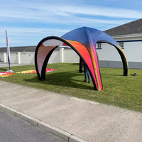 Tente gonflable pop-up personnalisée de 3m, 4m, 5m, 6m pour événements et fêtes