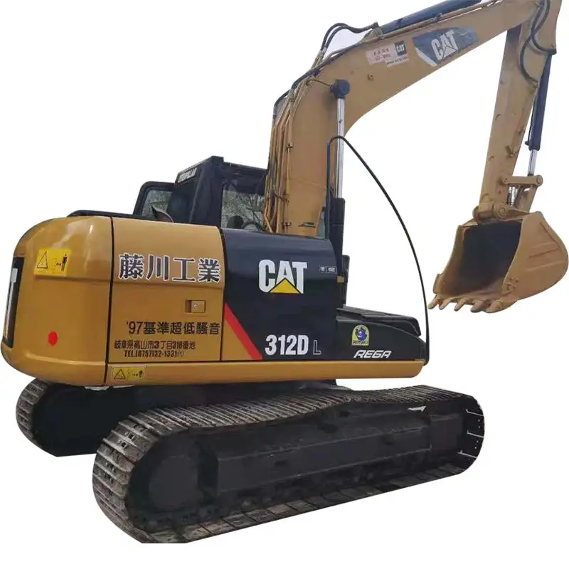 Kullanılmış ekskavatör CAT 312 Caterpillar ekskavatör Cat 3sale kullanılmış kedi paletli ekskavatör satılık