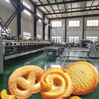 Nouvelle ligne de production entièrement automatique de biscuits aux lait et aux noix, équipement de formage de biscuits, machine à biscuits croustillants, utilisation en boulangerie, acier inoxydable 304