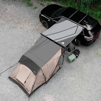 ADA OVERLAND Auvent latéral de voiture sur mesure de haute qualité, tente extérieure à 90 degrés, auvent autoportant LED 4x4 tout-terrain 2,3 m