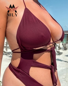 Costume da Bagno <span class=keywords><strong>Bikini</strong></span> Due Pezzi Personalizzabile, Set Sexy per Ragazze, Vendita Calda - Product Image 2
