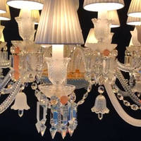 18 Lampu Kristal Kain Nordik Berkualitas Tinggi untuk Pernikahan, Lobi Hotel, dan Acara