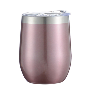 <strong>Wine</strong> Cups <strong>Tumbler</strong> 12oz Insulated with Lid Stainless Steel Stemless <strong>Wine</strong> <strong>Tumbler</strong> Glasses Double Wall Vacuum Cups - Product Image 4