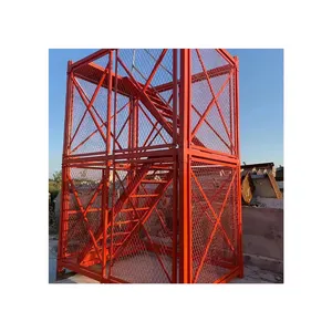 Yeni stil güvenlik endüstriyel kapasite inşaat platformu merdiven mavi sert çerçeve iskele kafes