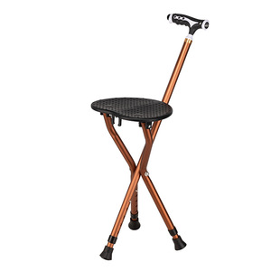 Magnetic Massage Walking Stick Handle Aluminum Alloy Anti Slip With <b>Lights</b> For Elderly Support - Product Image 4