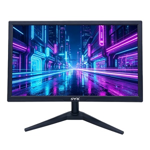 Support <span class=keywords><strong>d</strong></span>'écran en forme de V avec cadre en plastique <span class=keywords><strong>pour</strong></span> moniteur LED LCD de 17, 19, 20, 22, 24 pouces, moniteur de bureau <span class=keywords><strong>pour</strong></span> la maison et le bureau - Product Image 1