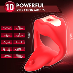 Língua lambendo anel do galo retardo anel penis adulto masculino erótico sextoys controle remoto anel do galo vibrador sexo tooys para homens - Product Image 2