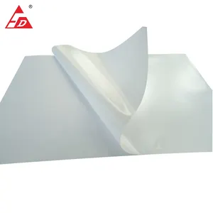 Fuente de la fábrica Auto adhesivo semi brillante brillo rollo de papel recubierto