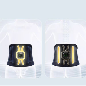 Cordless <span class=keywords><strong>Back</strong></span> Heat Pad com massageador para alívio da dor nas costas, portátil aquecido <span class=keywords><strong>Back</strong></span> Warmer com alças ajustáveis duplas - Product Image 6