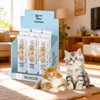 Friandises crémeuses premium pour chats, saveurs bœuf, poulet, thon, nourriture humide pour chats en mousse, pour une hydratation douce et juteuse, support d'hydratation, distributeur OEM pour animaux de compagnie